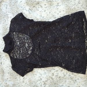Black Lace Top